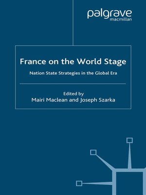 cover image of France on the World Stage